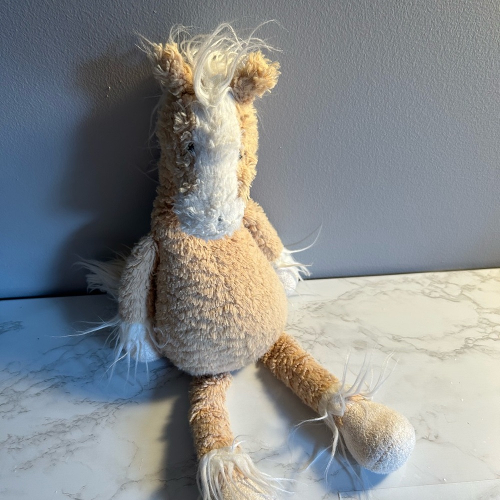 Jellycat Dainty Palomino Pony Tan Horse Plush
